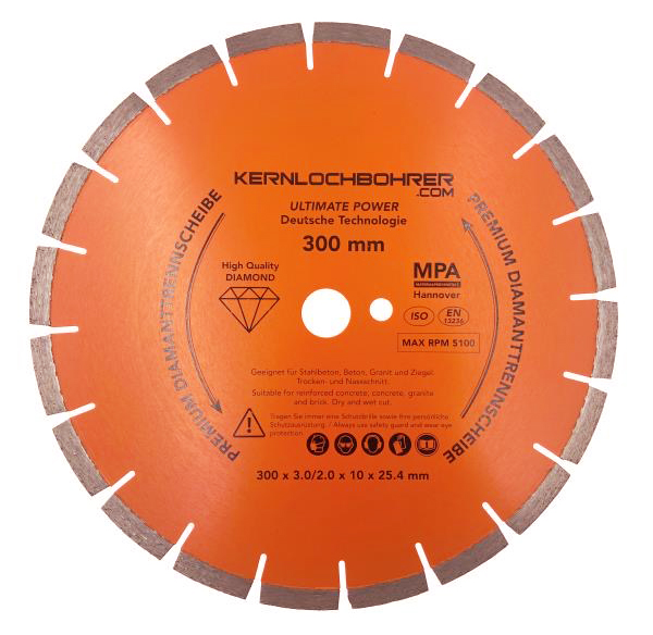 PREMIUM Diamanttrennscheibe Ø 300 mm