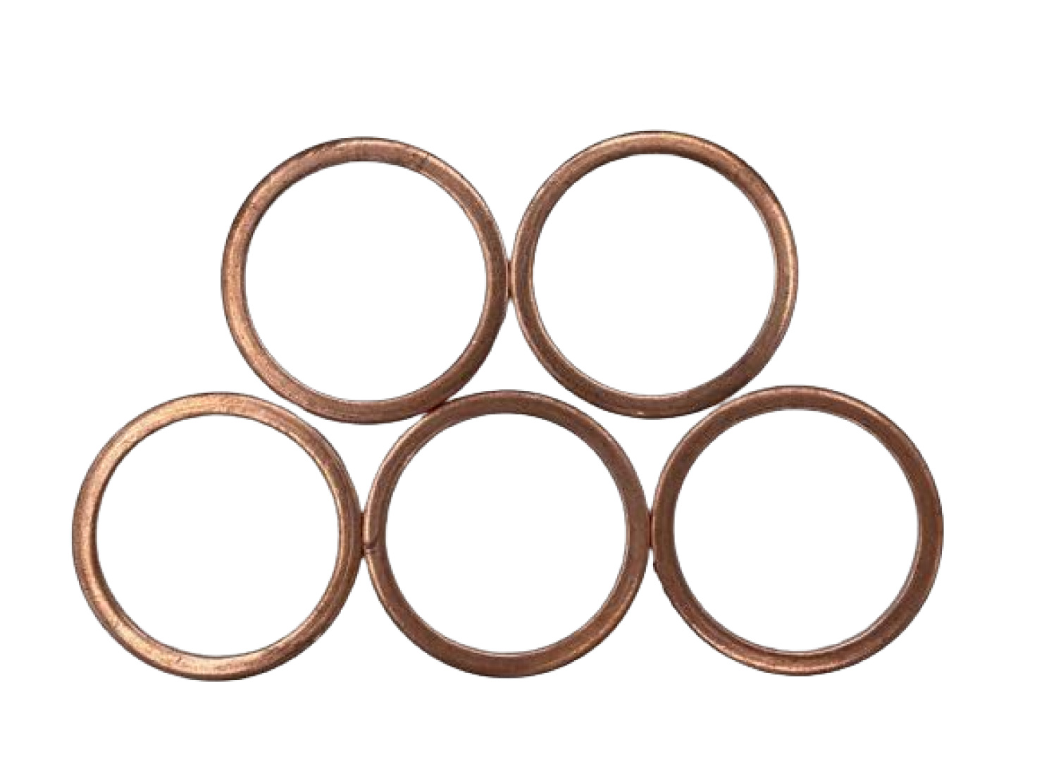 Kupferringe passend für 1 1/4 UNC (5 Stk.)