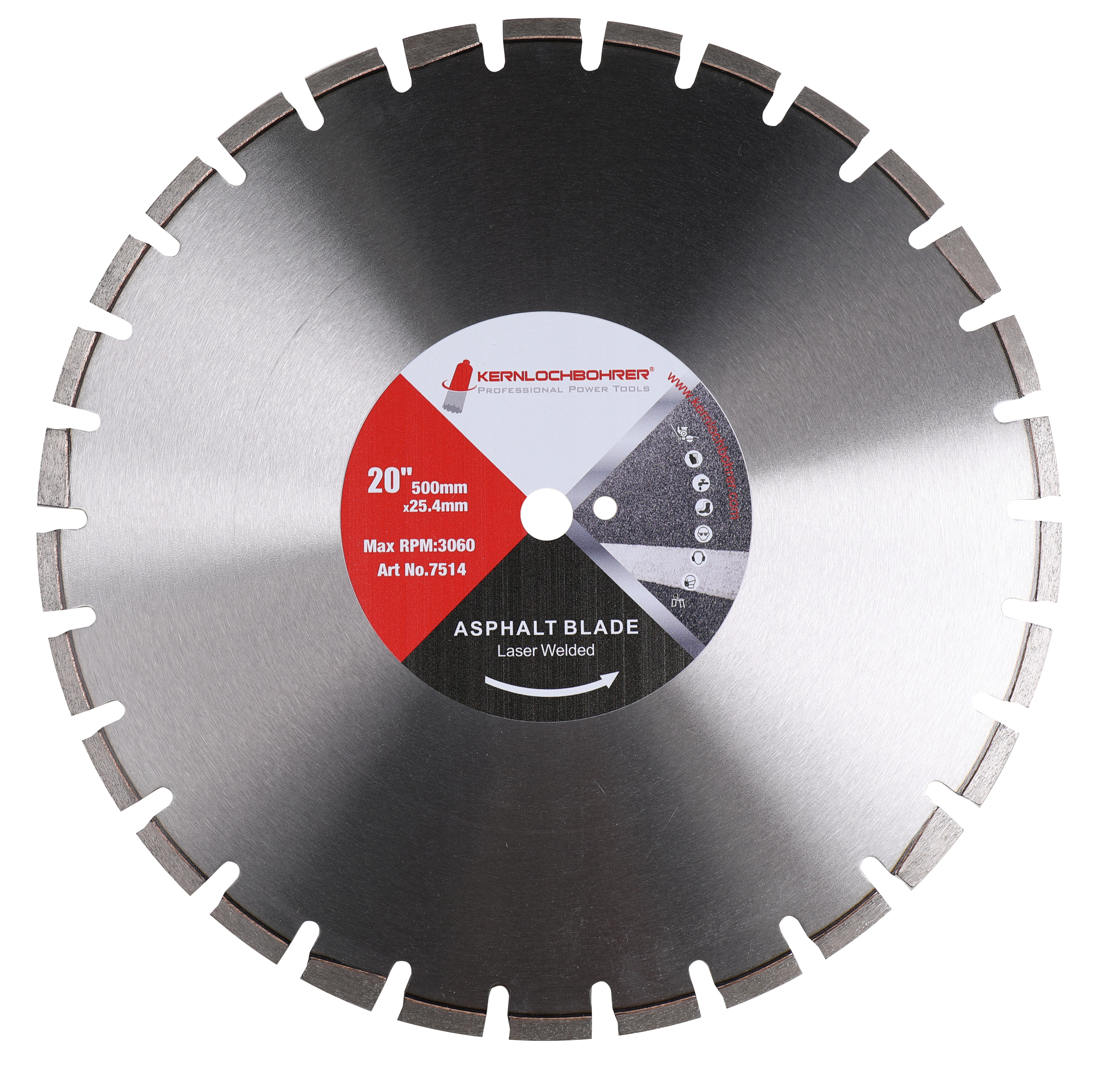 Diamanttrennscheiben für Asphalt Ø 500 mm