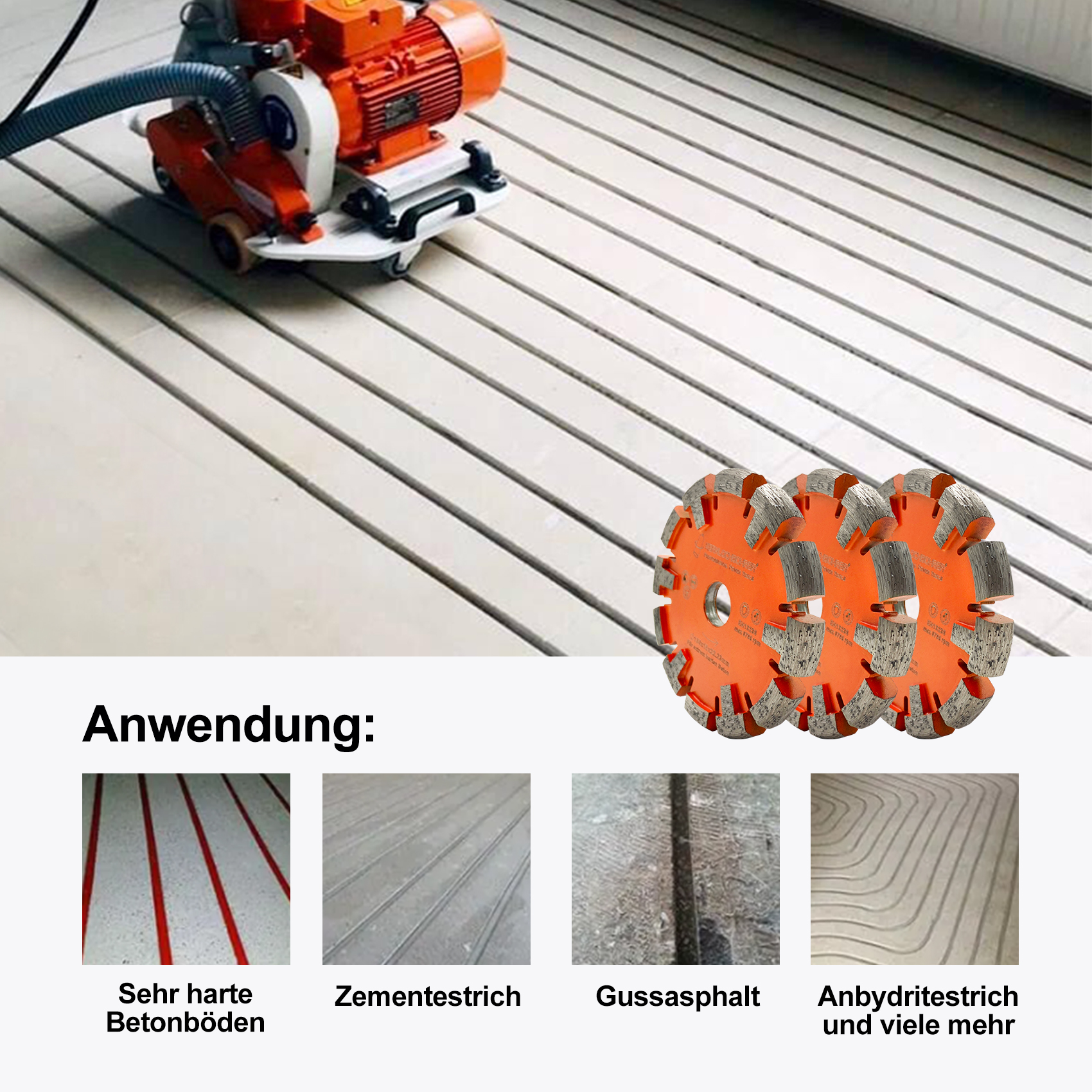 Diamant Frässcheibe Rund Ø 130 mm