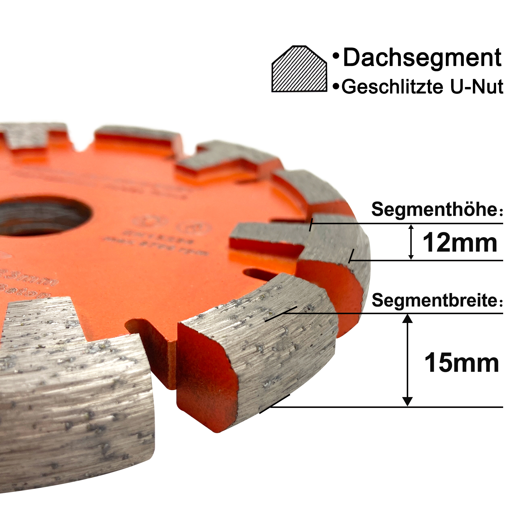Diamant Frässcheibe Rund Ø 130 mm