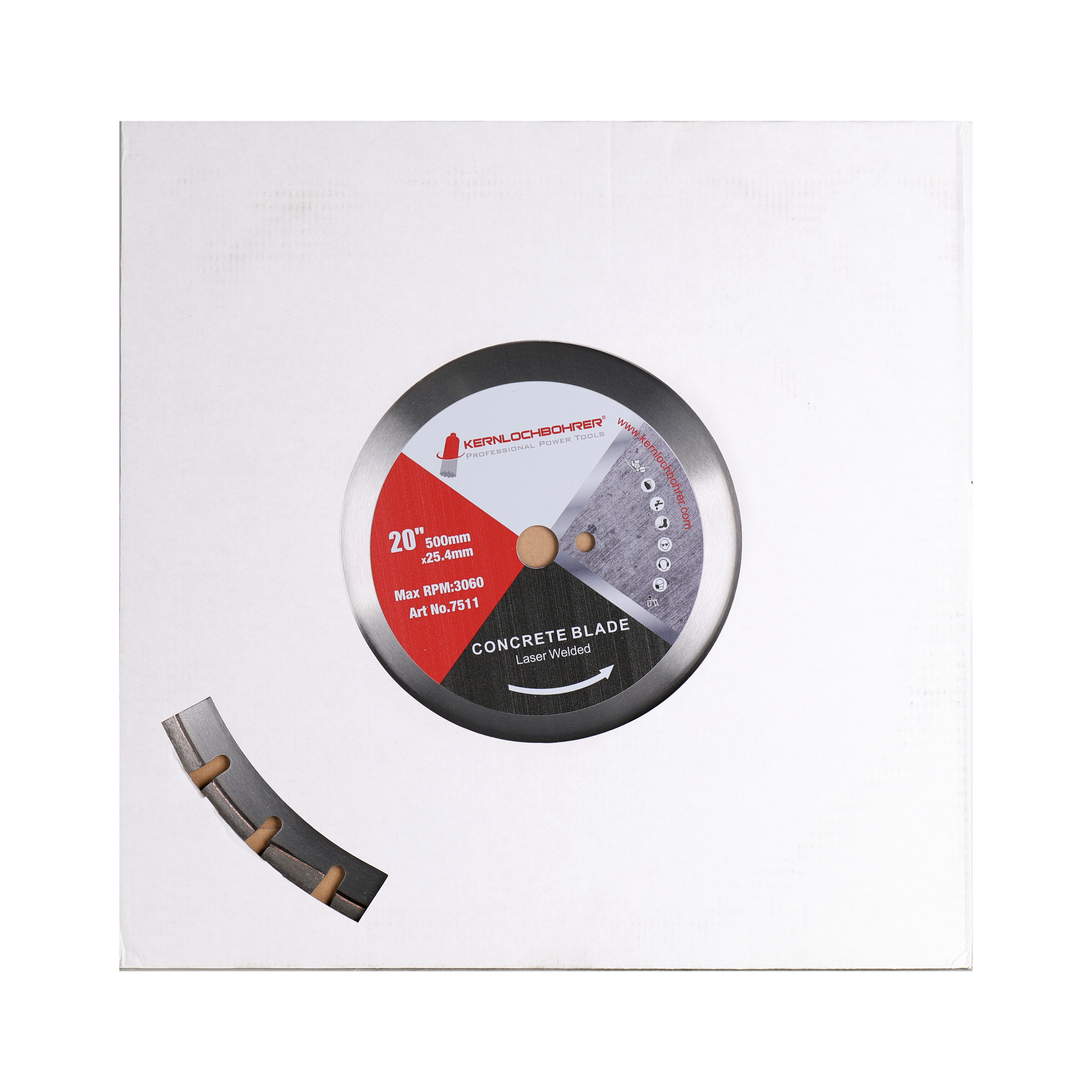 Diamanttrennscheiben für Beton Ø 500 mm