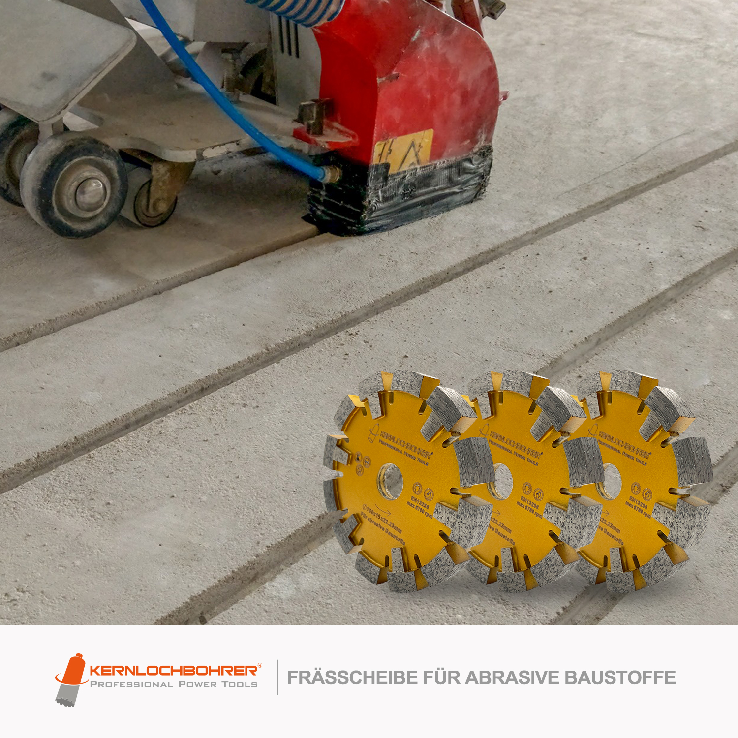 Diamant Frässcheibe ECKIG Ø 130 mm