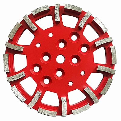 Diamond sanding disc Ø 250 mm for soft floors with 20 premium segments 