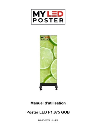 Mode d'emploi pour : LED Poster P1.8/GOB