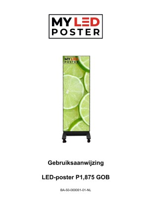 Gebruiksaanwijzing voor: LED-poster P1.8/GOB